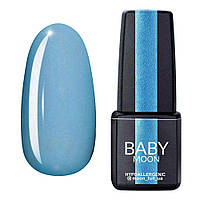 Гель лак Baby Moon Cold Ocean Gel polish № 002 ніжно-блакитний 6 мл