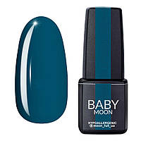 Гель лак Baby Moon Cold Ocean Gel polish № 006 серо-зелёный 6 мл