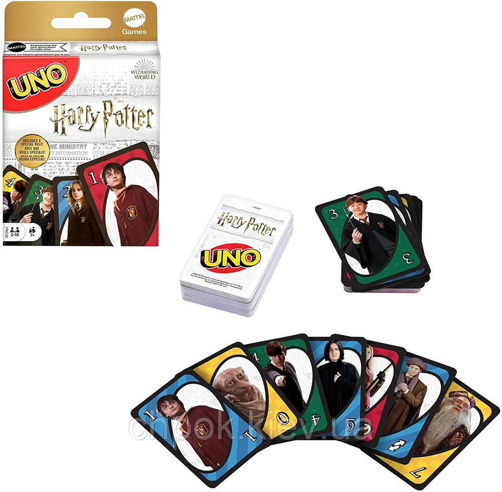 Купить Настольная игра Уно Гарри Поттер (UNO Harry Potter). Mattel ...