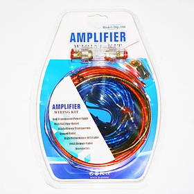 Набір проводів для підсилювача сабвуфера San DQ-166 5м 1500W (3_00485)