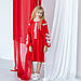 Вишита сукня Moderika Квіткова на червоному льоні 116, фото 5