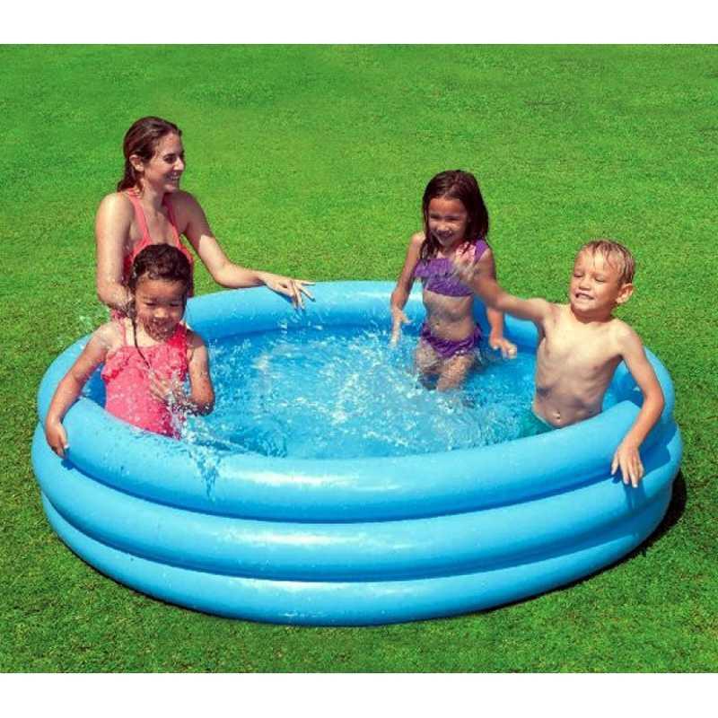 Басейн Intex 59416 NP "Кристал" (12) вініл, розміром 114х25см, об'ємом 160л, від 2 до 8 років