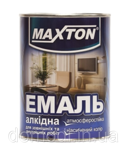 Емаль ПФ-115 "MAXTON" чорна 0,9 л