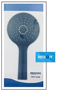 Лійка для душу ZEGOR Чорна (3-режима) WKY-6106