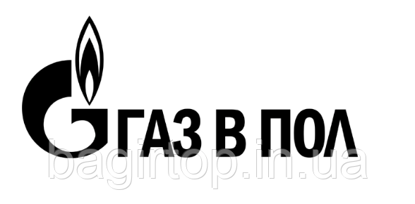 Вінілова наклейка на авто  - ГАЗ В ПОЛ розмір 20 см