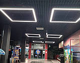 Лінійний алюмінієвий LED світильник 80W квадрат 440 x4243м, фото 2