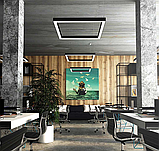 Лінійний алюмінієвий LED світильник 80W квадрат 440 x4243м, фото 3