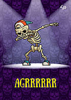 Блокнот TM 4Profi "Skeleton" dance A5