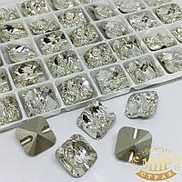 Ґудзик кришталевий Lux 12х12мм*1шт Сrystal