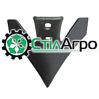 Лапа культиватора 10,25" 260 мм, h = 6,5 мм, бронесталь, між отв 43-47 мм, Will Rich/Case 47VP10257, фото 5