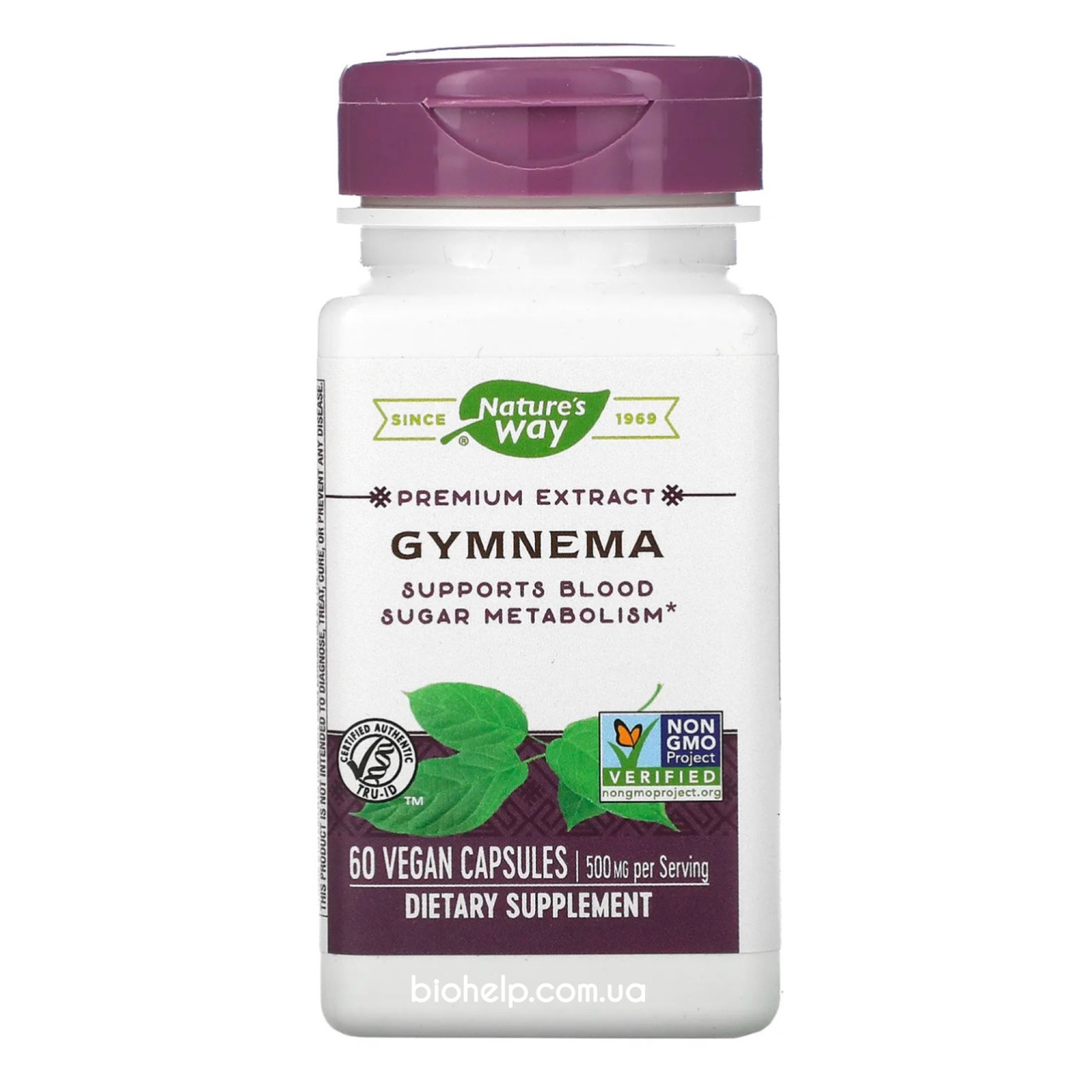 Джимнема nature's Way "Gymnema" 500 мг (60 капсул) BX461