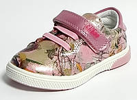 Кроссовки туфли мокасины весенние осенние обувь для девочки 111 розовые Clibee Клиби. Размер 21