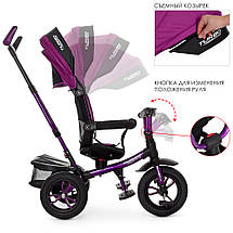Велосипед для малюків Turbo Trike M 4058-8 поворот 360 Фуксія, фото 4