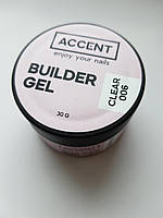 Моделирующий гель для ногтей Accent Builder Gel 30 гр в ассортименте