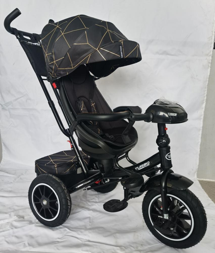 Прогулянковий велосипед для малюків Turbo Trike  М 5448HANS-20G Чорний