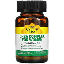 Комплекс для жінок Country Life "Д H E A Complex for Women" 25 мг (60 капсул)