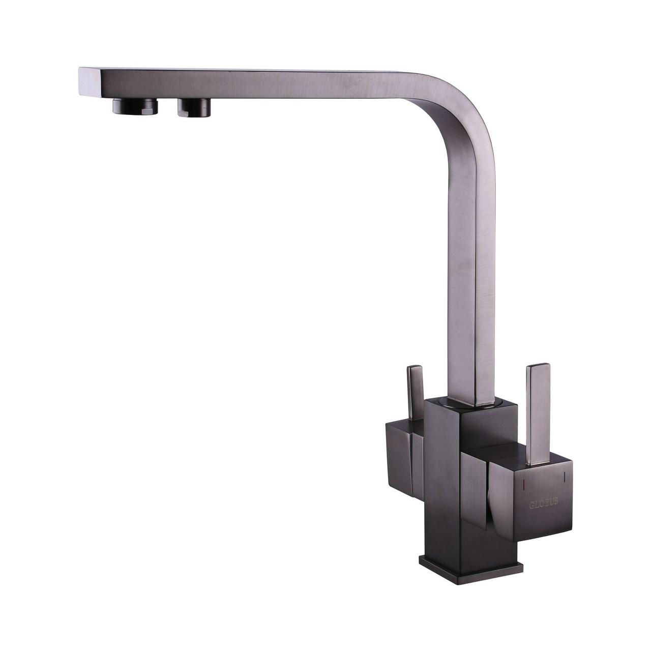 Змішувач для кухні під осмос Globus Lux LAZER GLLR-0111-11-GRAPHITE, фото 1