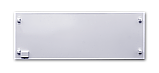 Обігрівач енергозберігаючий для будинку UDEN-500D, білий розмір 100х35см під французькі вікна, фото 6