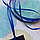 Біркодержателі стрічки атласна 3ммм, синій, фото 3