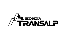 Виниловая наклейка на авто - HONDA TRANSALP размер 30 см