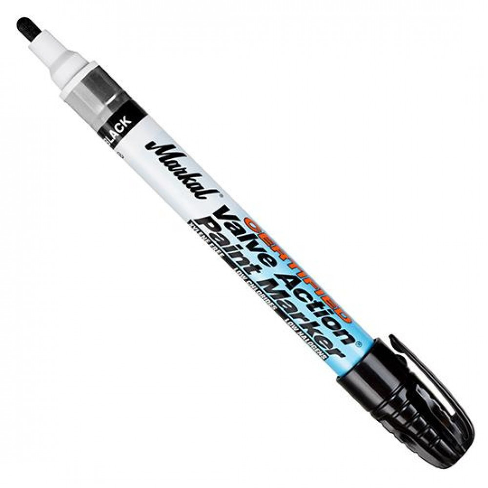 Маркер з рідкою швидковисихаючою фарбою Markal Valve Action Paint Marker Чорний