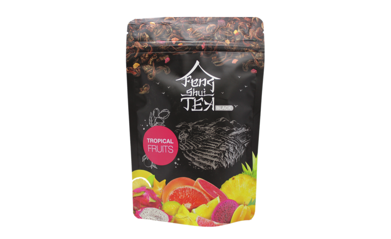 Чорний чай Feng Shui Tropical Fruits 80 грамів
