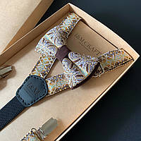 Набор I&M Craft галстук-бабочка и подтяжки для брюк в украинском стиле (030298)