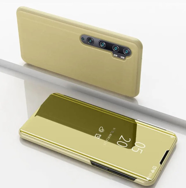 Чохол-книжка Mirror Xiaomi Mi Note 10 / Mi Note 10 Pro Дзеркальна золотий