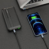 УМБ Power Bank Borofone Uranus BJ9 10000mAh PD20W + QC3.0 чорний, фото 7