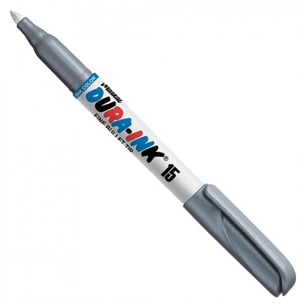 Перманентний маркер із тонким круглим наконечником Markal Dura-Ink 15, Срібло