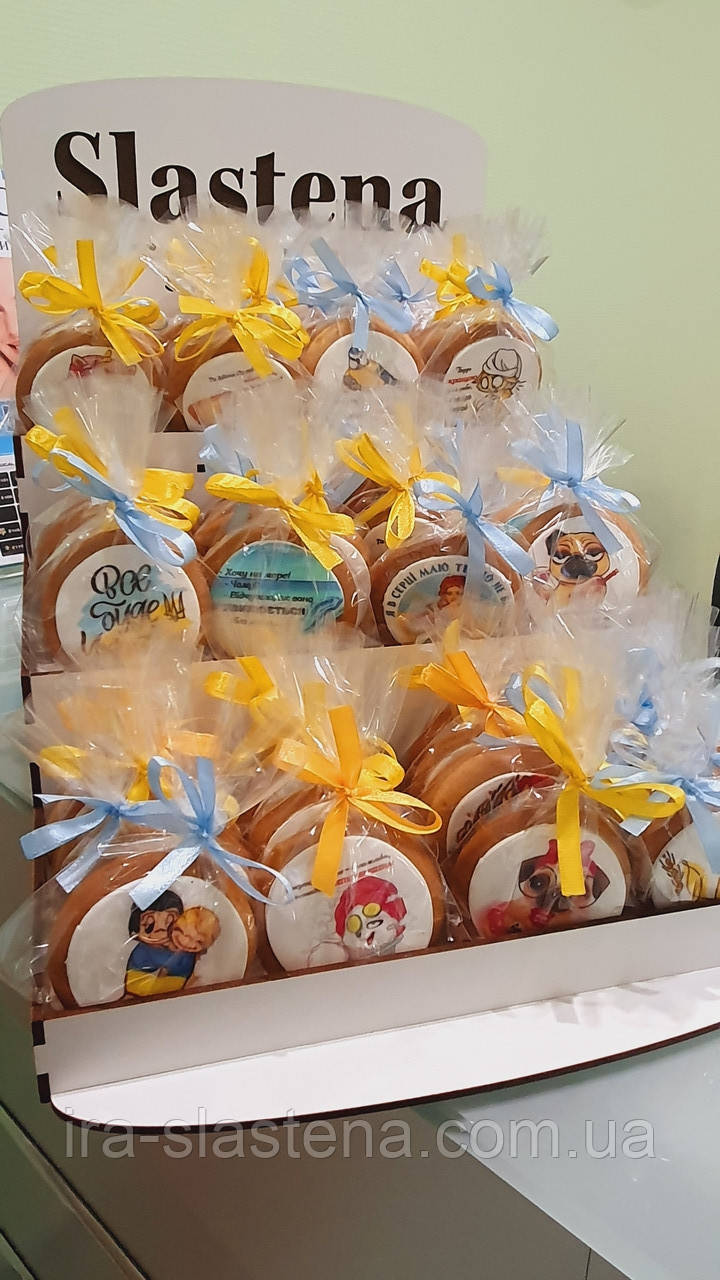 Медовий імбирний пряник для кафе та магазинів 5 см, фото 1