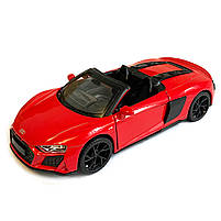 Іграшкова машинка металева Audi R8 Spyder (Ауді спайдер) «Автопром», червона, батар., світло, звук, відкр.двері, від 3 р., 14*6*4,, фото 5