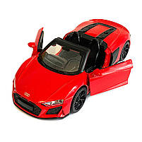 Іграшкова машинка металева Audi R8 Spyder (Ауді спайдер) «Автопром», червона, батар., світло, звук, відкр.двері, від 3 р., 14*6*4,, фото 7