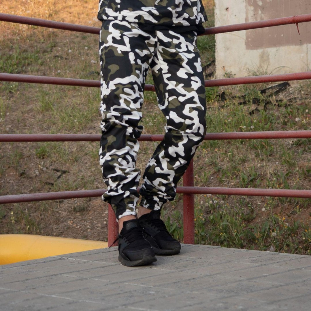 Штани President камуфляж білий, фото 1