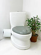 Дитячий горщик унітаз Pilsan спинка знімний горщик тримач для паперу звуки води підсвічування