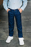 A133/118 Брюки синие для мальчика тм West-Fashion размер 128 см