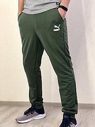 Чоловічі спортивні штани з манжетами Трікотаж двонітка Полубатал 48 50 52 52 54 56 однотонні різні кольори оптом