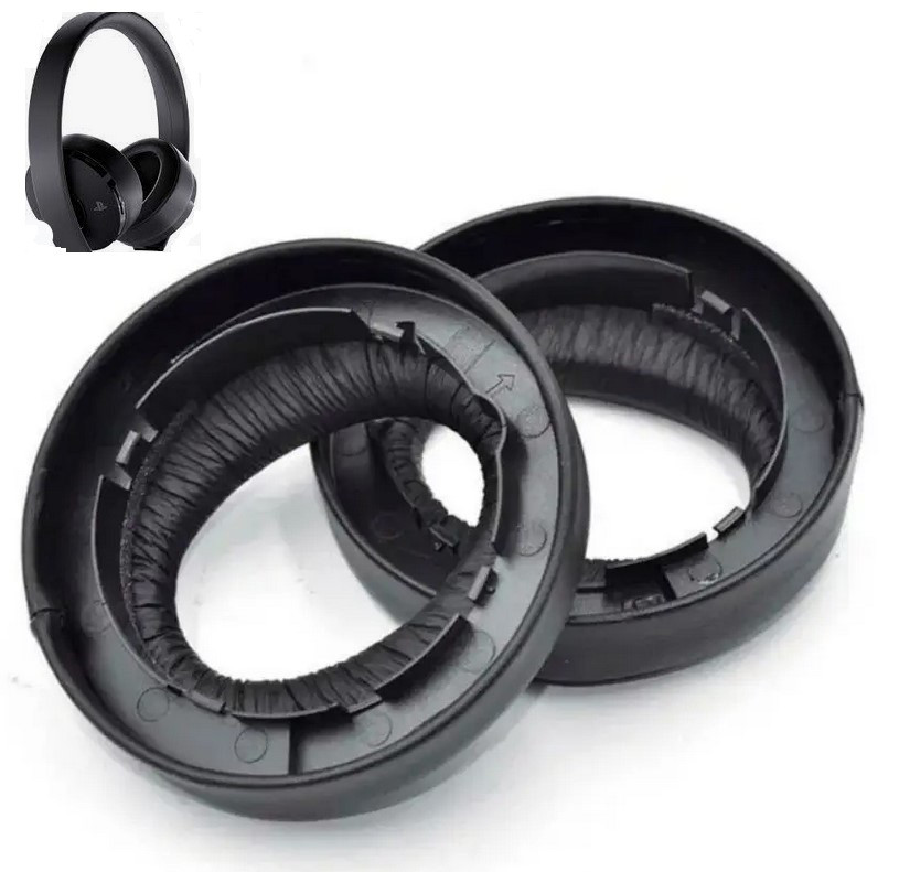 Амбушури для навушників Sony PlayStation PS4 Gold Wireless CECHYA-0080 Stereo Headset 2.0 Колір Чорний Black, фото 1