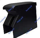 Підлокітник Opel Vectra (Опель Вектра) Посилений Чорний, фото 4
