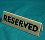 Двостороння табличка Резер столу, фото 5