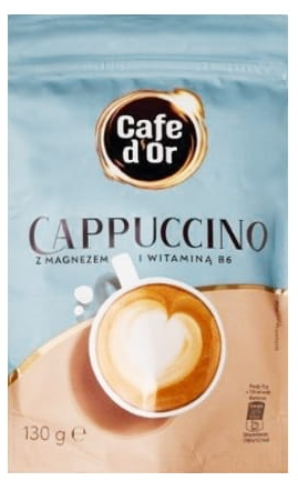 Капучіно Cafe D'Or Cappuccino Magnezii Witamina B6 130g Польща