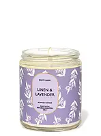 Ароматизована свічка Linen & Lavender Bath & Body Works