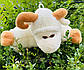 Подушка з овечої шерсті "Баранчик", подушка-іграшка, фото 6