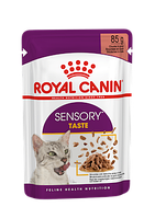 Влажный корм для взрослых кошек, требовательных по вкусу Royal Canin Sensory Taste Gravy 85 г