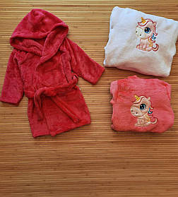 Махровий халат для дітей 2-6 років.