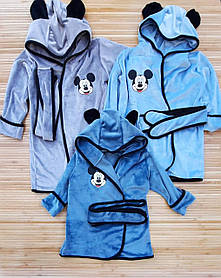 Велюровий халат для дітей 2-6 років.