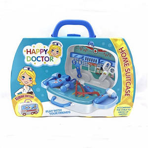 Дитяча валізка "HAPPY DOCTOR", дитячий ігровий набір лікаря у валізці на колесах