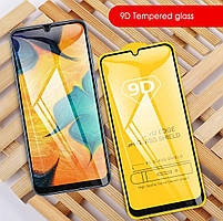 Захисне скло 9D Glass Full Cover для телефона Samsung Galaxy A30S SM-A307F закрите сло на весь екран А30S