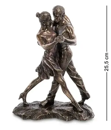 Статуетка Veronese Танго танець 25 см 1906286 WS-960 дівчина та хлопець танцюють пара закохані фігурка веронезе VE, фото 1