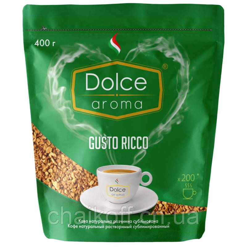 Кава розчинна Dolce Aroma Gusto Ricco 400 г